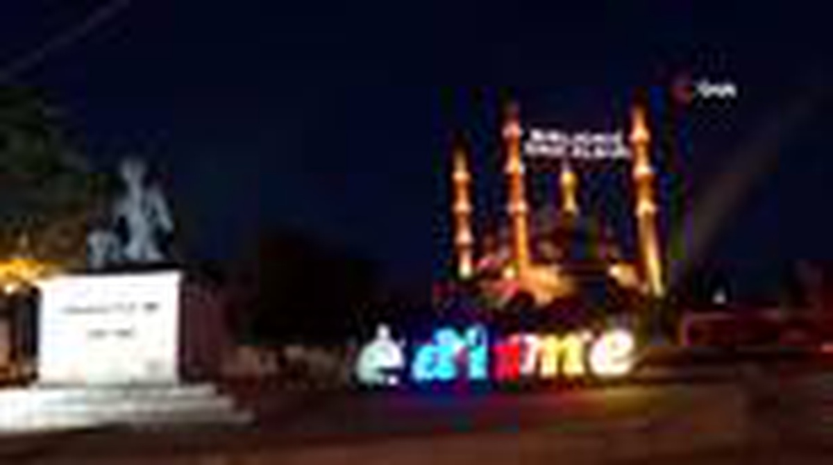 Selimiye'de 15 Temmuz anısına 'Birliğimiz daim olsun' mahyası