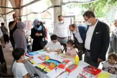 Tarihi külliyede çocuklarla renkli sanat günleri Tarihi külliyede çocuklarla renkli sanat günleri