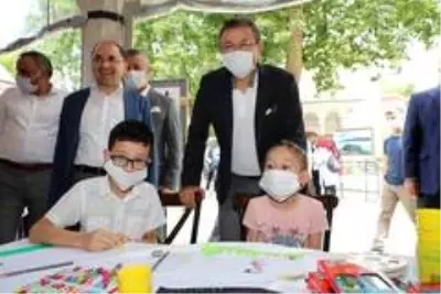 Tarihi külliyede çocuklarla renkli sanat günleri Tarihi külliyede çocuklarla renkli sanat günleri