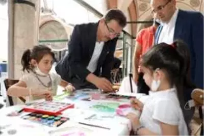 Tarihi külliyede çocuklarla renkli sanat günleri Tarihi külliyede çocuklarla renkli sanat günleri