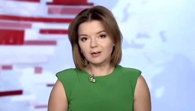 Ukraynalı spiker haber sunarken dişi yerinden çıktı Ukraynalı spiker haber sunarken dişi yerinden çıktı