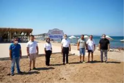 Cunda Adası yeni bir plaja kavuştu Cunda Adası yeni bir plaja kavuştu