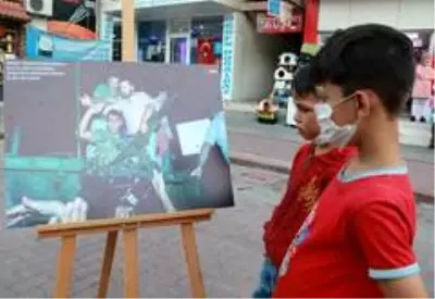 İHA'nın 15 Temmuz fotoğraf sergisi Bucak'ta açıldı İHA'nın 15 Temmuz fotoğraf sergisi Bucak'ta açıldı