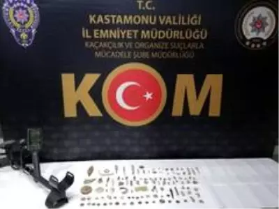 Kastamonu'da 103 parça tarihi eser ele geçirildi Kastamonu'da 103 parça tarihi eser ele geçirildi