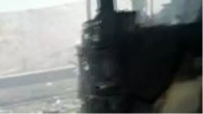 Şanlıurfa'da seyir halindeki yolcu otobüsü yandı Şanlıurfa'da seyir halindeki yolcu otobüsü yandı