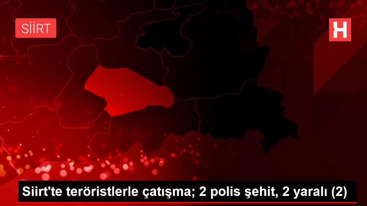Siirt'te teröristlerle çatışma; 2 polis şehit, 2 yaralı (2) Siirt'te teröristlerle çatışma; 2 polis şehit, 2 yaralı (2)
