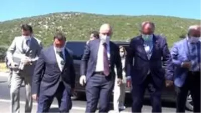 Bakan Karaismailoğlu Muğla'ya geldi Bakan Karaismailoğlu Muğla'ya geldi