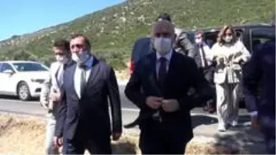Bakan Karaismailoğlu Muğla'ya geldi Bakan Karaismailoğlu Muğla'ya geldi