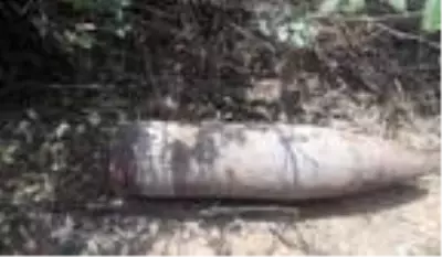 Çanakkale Savaşı'ndan kalma top mermisi imha edildi Çanakkale Savaşı'ndan kalma top mermisi imha edildi