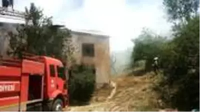 Gevaş'ta korkutan yangın Gevaş'ta korkutan yangın