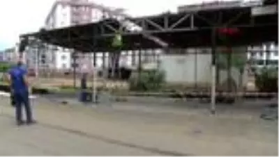 Rize'de dere yatağındaki yapılar kaldırılıyor
