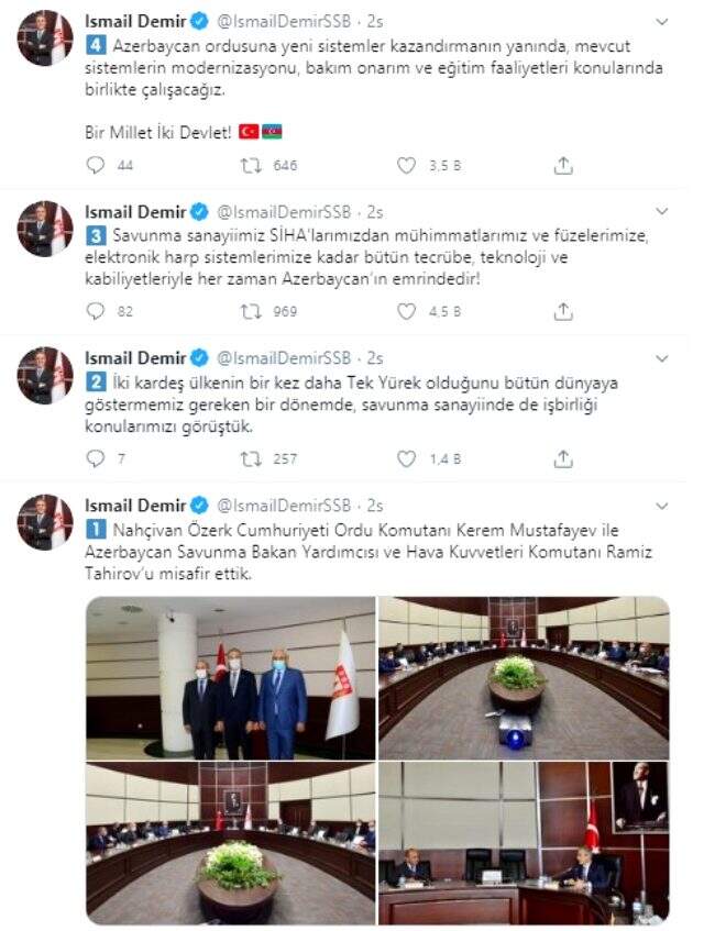 Türkiye'den Azerbaycan'a açık teklif: SİHA'larımız, füzelerimiz emrinizdedir