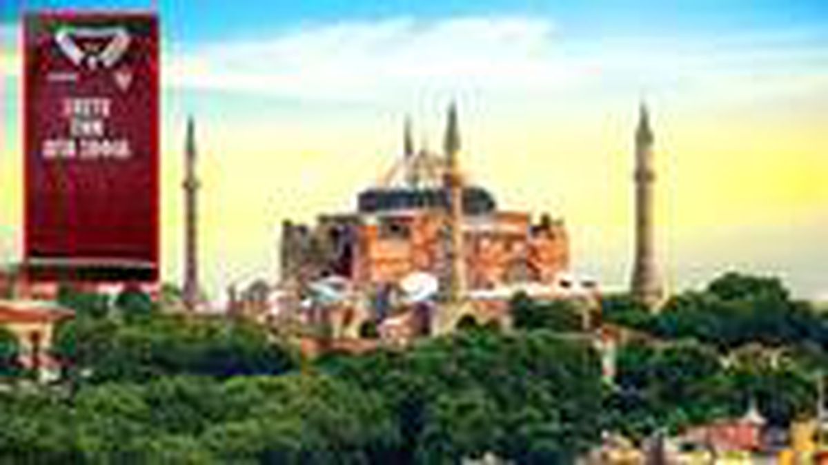 Yunan ekibi Larissa, 'Ayasofya'yı kurtarın' yazılı formayla sahaya çıkacak