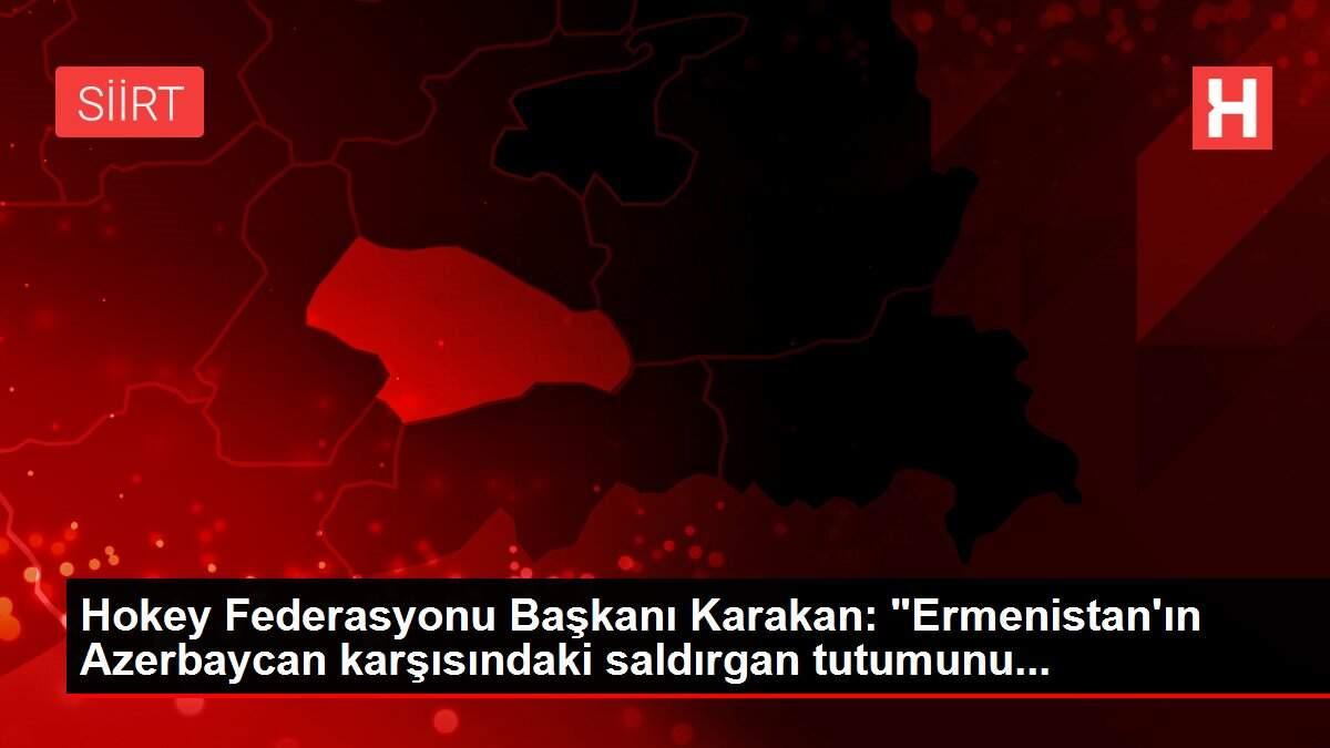Hokey Federasyonu Başkanı Karakan: Hokey Federasyonu Başkanı Karakan: