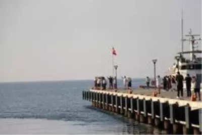 Milli yüzücüler Mersin'den KKTC'ye yüzmeye başladı Milli yüzücüler Mersin'den KKTC'ye yüzmeye başladı