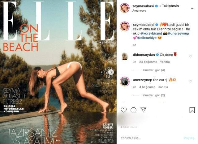 Şeyma Subaşı, Elle Türkiye'nin yaz sayısının kapak fotoğrafı için poz verdi Şeyma Subaşı, Elle Türkiye'nin yaz sayısının kapak fotoğrafı için poz verdi