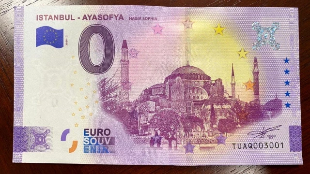 Ayasofya simgeli hatıra amacıyla euro basıldı