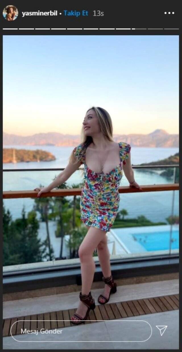 Babası hastanede, kızı tatilde! Yasmin'in cesur pozları olay oldu Babası hastanede, kızı tatilde! Yasmin'in cesur pozları olay oldu