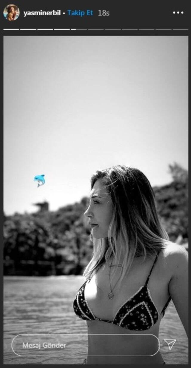 Babası hastanede, kızı tatilde! Yasmin'in cesur pozları olay oldu Babası hastanede, kızı tatilde! Yasmin'in cesur pozları olay oldu