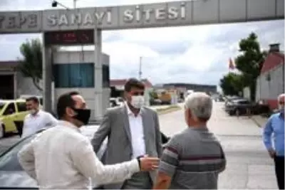 Başkan Kocaman çalışmaları yerinde inceledi Başkan Kocaman çalışmaları yerinde inceledi