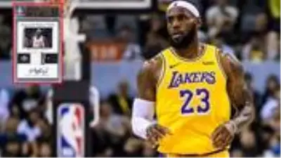 Lebron James'in oyuncu kartı 12,7 milyon TL'ye satıldı Lebron James'in oyuncu kartı 12,7 milyon TL'ye satıldı