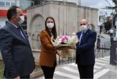 Vali Dağlı Bafra'yı ziyaret etti Vali Dağlı Bafra'yı ziyaret etti