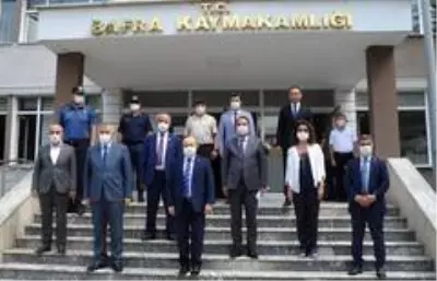 Vali Dağlı Bafra'yı ziyaret etti Vali Dağlı Bafra'yı ziyaret etti
