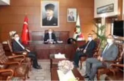 Vali Tutulmaz'a ziyaretler sürüyor Vali Tutulmaz'a ziyaretler sürüyor