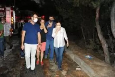 Başkan Çalkaya, yangın alanına gitti Başkan Çalkaya, yangın alanına gitti