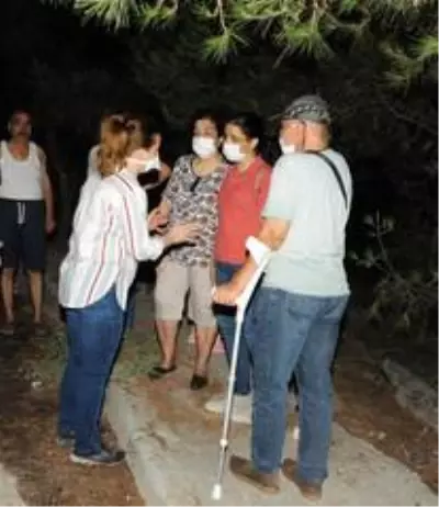 Başkan Çalkaya, yangın alanına gitti Başkan Çalkaya, yangın alanına gitti