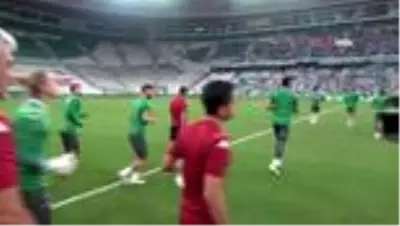Bursaspor'dan görkemli idman Bursaspor'dan görkemli idman