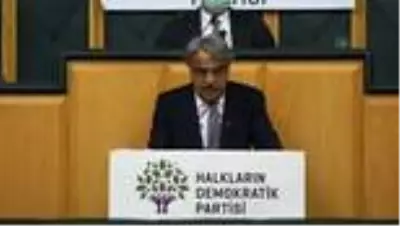 Sancar, HDP TBMM Grup Toplantısı'nda konuştu