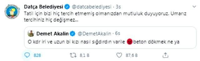 Şarkıcı Demet Akalın'ın tepki çeken Pınar Gültekin paylaşımına Datça Belediyesi'nden yanıt Şarkıcı Demet Akalın'ın tepki çeken Pınar Gültekin paylaşımına Datça Belediyesi'nden yanıt