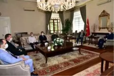 Vali Karadeniz misafirlerini ağırladı Vali Karadeniz misafirlerini ağırladı