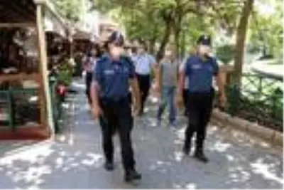 Eskişehir'de koronavirüs tedbirleri denetimi Eskişehir'de koronavirüs tedbirleri denetimi