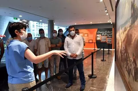 Arap gazetecileri Panorama 1326 Bursa Fetih Müzesi'ni gezdi Arap gazetecileri Panorama 1326 Bursa Fetih Müzesi'ni gezdi