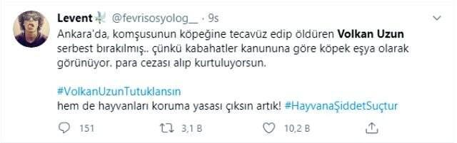 Köpeği tecavüz ederek öldürdü! Sosyal medyada Volkan Uzun tepkisi Köpeği tecavüz ederek öldürdü! Sosyal medyada Volkan Uzun tepkisi