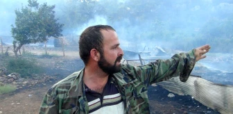 Son dakika haber | Orman yangınında ağılları yanan vatandaş gözyaşlarına hakim olamadı
