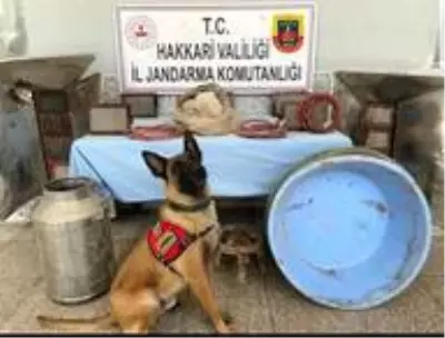 PKK terör örgütüne finansman sağlamak amacıyla kullanılan sığınakta uyuşturucu ele geçirildi PKK terör örgütüne finansman sağlamak amacıyla kullanılan sığınakta uyuşturucu ele geçirildi