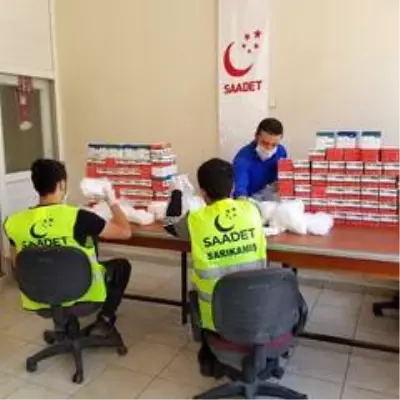 Saadet Partisi İlçe Başkanlığı Sarıkamış'ta maske dağıtmaya başladı Saadet Partisi İlçe Başkanlığı Sarıkamış'ta maske dağıtmaya başladı