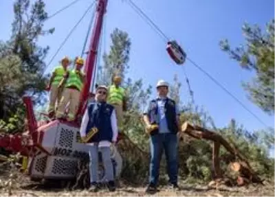 Turgutlu'da orman tahribatı havai hatla engelleniyor Turgutlu'da orman tahribatı havai hatla engelleniyor