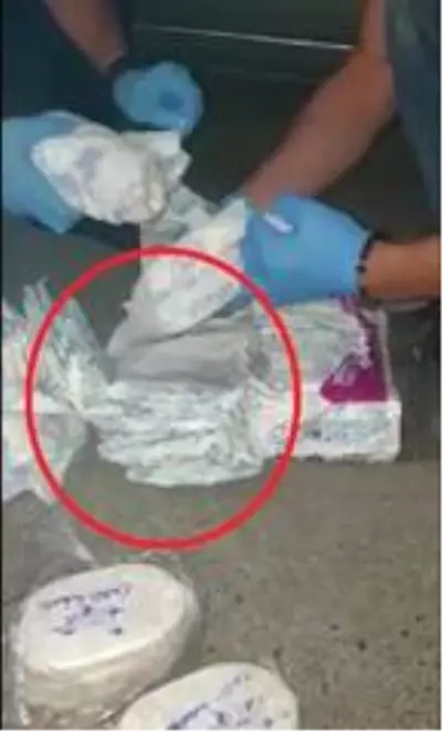 Bebek bezlerinin içerisinde gizlenmiş uyuşturucu bulundu