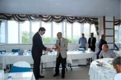 Son dakika haberleri! Kaymakam Abdullah Demirdağ'a veda yemeği Son dakika haberleri! Kaymakam Abdullah Demirdağ'a veda yemeği