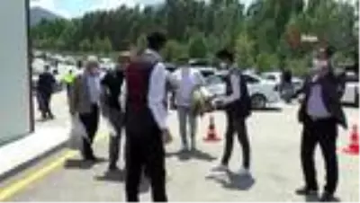 Palandöken Belediyesi'nden 'Ayasofya' işlemeli maske Palandöken Belediyesi'nden 'Ayasofya' işlemeli maske