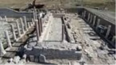 Tripolis Antik Kenti'ndeki 'anıtsal çeşme'nin restorasyonuna başlandı