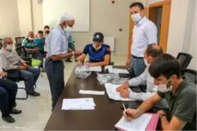 Yahyalı'da kurban satış yeri için kura çekimi yapıldı