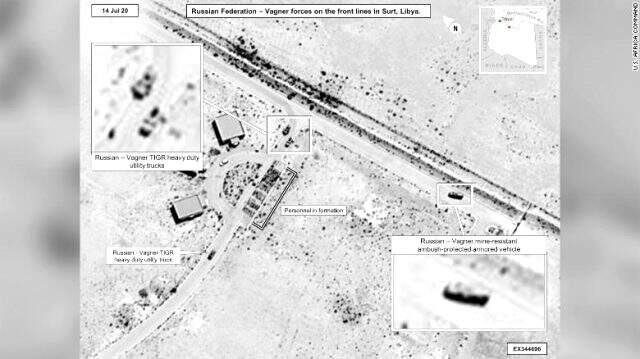 ABD, Rusya'yı görüntüledi! ABD, Rusya'nın Libya'daki askeri ekipmanlarının görüntüsünü paylaştı