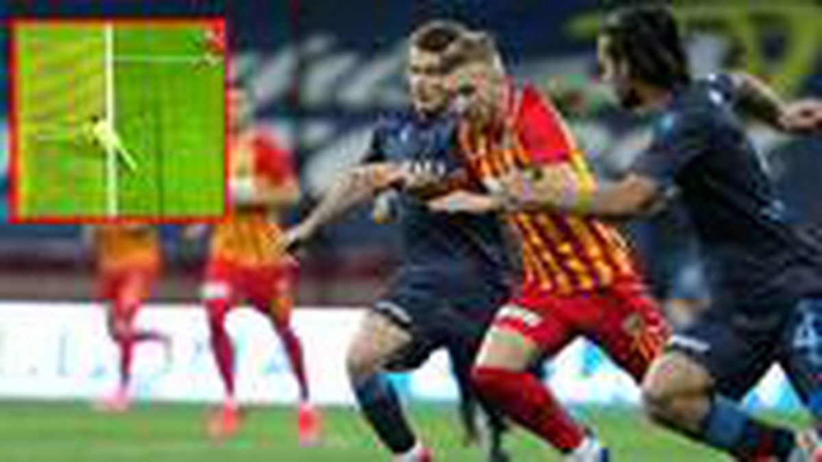 Düşme hattında bulunan Kayserispor'un Trabzonspor maçında attığı net gol verilmedi