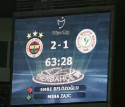 Süper Lig: Fenerbahçe: 3 Çaykur Rizespor: 1 (Maç sonucu)
