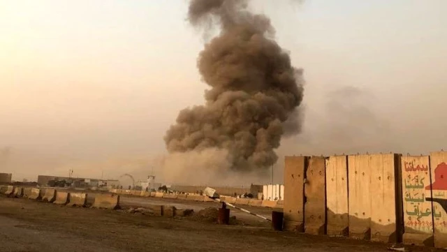 Bağdat'taki Sakar Askeri Üssü'nde peş peşe patlamalar meydana geldi